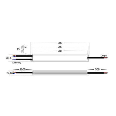 Havit Lighting Lighting HV96632-60W - 60W Dali 2 + Push Dim Dimmable LED Driver Lights-For-You