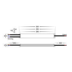 Havit Lighting Lighting HV96632-60W - 60W Dali 2 + Push Dim Dimmable LED Driver Lights-For-You