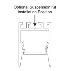 Havit Lighting Lighting HV9693-1622-WHT - Shallow Square Aluminium Profile Lights-For-You
