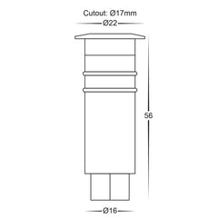 Havit Lighting Lighting Kett LED Deck Light Kit 316 SS Havit Lighting - HV2861C, HV2861W, HV2861B Lights-For-You
