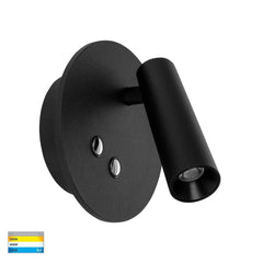 Havit Lighting Lighting Lesen Indoor LED Wall Light with Back Light in Black or White Havit Lighting - HV3688T Lights-For-You HV3688T-BLK