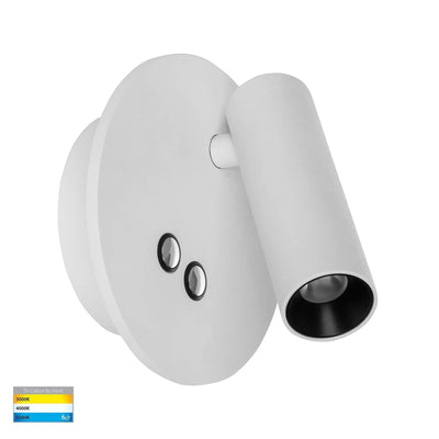 Havit Lighting Lighting Lesen Indoor LED Wall Light with Back Light in Black or White Havit Lighting - HV3688T Lights-For-You HV3688T-WHT