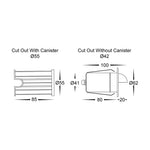 Havit Lighting Lighting Lokk Outdoor LED Wall Light with Eyelid Antique Brass, Black, Brass, Copper, Stainless Steel Havit Lighting HV2899NW Lights-For-You