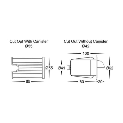 Havit Lighting Lighting Lokk Outdoor LED Wall Light with Eyelid Antique Brass, Black, Brass, Copper, Stainless Steel Havit Lighting HV2899NW Lights-For-You