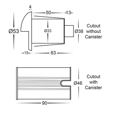 Havit Lighting Lighting Mini Ollo LED Step Light with Eyelid CCT in 316 Stainless Steel Havit Lighting HV2891T-SS316-12V Lights-For-You HV2891T-SS316-12V