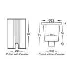 Havit Lighting Lighting Mini Ollo LED Step or Inground Light in Black, Copper or 316 Stainless Steel Havit Lighting - HV2892T Lights-For-You