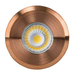 Havit Lighting Lighting Mini Ollo LED Step or Inground Light in Black, Copper or 316 Stainless Steel Havit Lighting - HV2892T Lights-For-You HV2892T-CP-12V