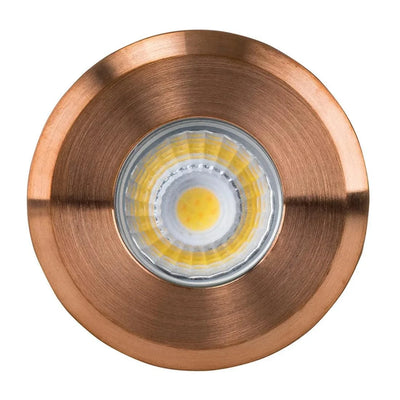 Havit Lighting Lighting Mini Ollo LED Step or Inground Light in Black, Copper or 316 Stainless Steel Havit Lighting - HV2892T Lights-For-You HV2892T-CP-12V