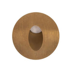 Havit Lighting Lighting Mini Reces Round LED Step Light Antique Brass, Black, White, Brass, Stainless Steel Havit Lighting HV3206T-12V Lights-For-You HV3206T-BR-12V