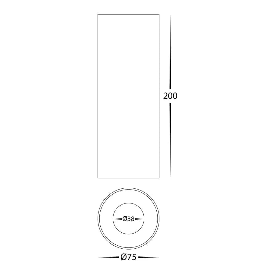 Havit Lighting Lighting Nella Black 7w Surface Mounted LED Downlight Lights-For-You