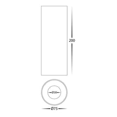 Havit Lighting Lighting Nella Black 7w Surface Mounted LED Downlight Lights-For-You