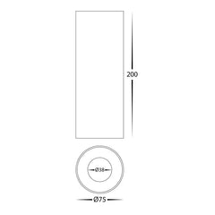 Havit Lighting Lighting Nella Black 7w Surface Mounted LED Downlight Lights-For-You
