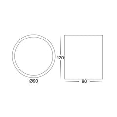 Havit Lighting Lighting Nella LED Downlight 12w Black, White CCT HV5813T-BLK, HV5813T-WHT Havit Lighting Lights-For-You