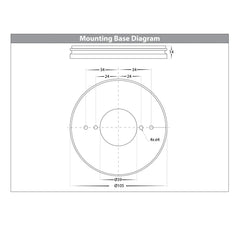Havit Lighting Lighting Nella LED Downlight 24w Black, White CCT HV5825T Havit Lighting Lights-For-You