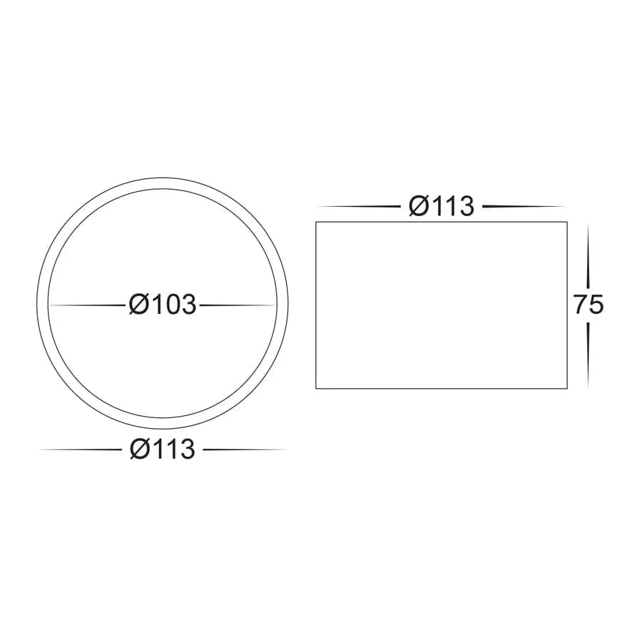 Havit Lighting Lighting Nella White 12w Surface Mounted LED Downlight Lights-For-You