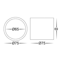 Havit Lighting Lighting Nella White 7w Surface Mounted LED Downlight Lights-For-You