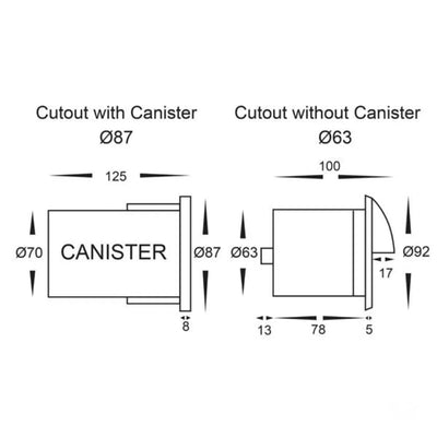 Havit Lighting Lighting Ollo LED Step Light with Eyelid TRI Colour 5w in BLK/SS316/CP/AB/BR/GPH Havit Lighting - HV19012T Lights-For-You