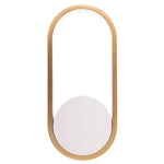 Havit Lighting Lighting Ovale Indoor LED Wall Light in Black, Black/Brass, White, White/Brass Havit Lighting - HV8080T Lights-For-You