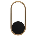 Havit Lighting Lighting Ovale Indoor LED Wall Light in Black, Black/Brass, White, White/Brass Havit Lighting - HV8080T Lights-For-You HV8080T-BLKBR