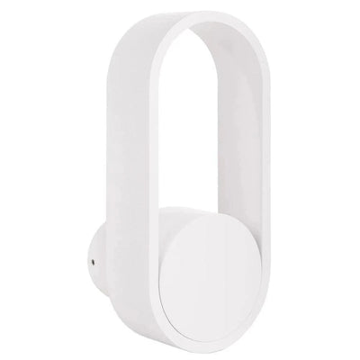 Havit Lighting Lighting Ovale Indoor LED Wall Light in Black, Black/Brass, White, White/Brass Havit Lighting - HV8080T Lights-For-You HV8080T-WHT