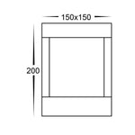 Havit Lighting Lighting Pelare LED Pillar Light 12w CCT Black Havit Lighting HV1699T-BLK-SQ Lights-For-You