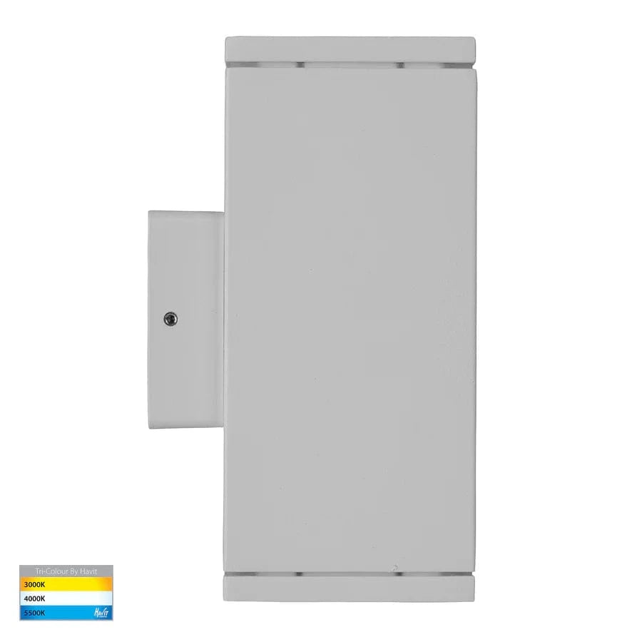 Havit Lighting Lighting Quadru Square Black TRI Colour Up & Down LED Wall Light Lights-For-You