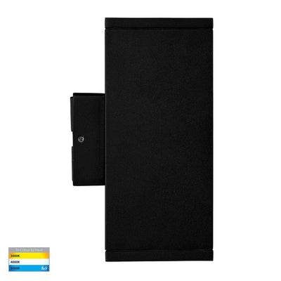 Havit Lighting Lighting Quadru Square Black TRI Colour Up & Down LED Wall Light Lights-For-You