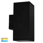 Havit Lighting Lighting Quadru Square Black TRI Colour Up & Down LED Wall Light Lights-For-You HV3624T-BLK