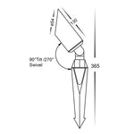 Havit Lighting Lighting Shawl LED Garden Spike Light CCT in Black Lights-For-You HV1458T-BLK