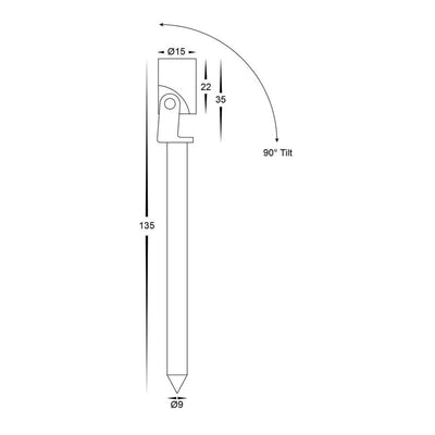 Havit Lighting Lighting Spar LED Spike/Surface Mounted Spot Light CCT 0.5w Black, White Havit Lighting - HV1434T Lights-For-You