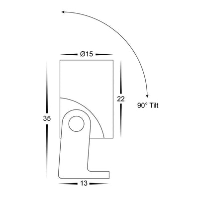 Havit Lighting Lighting Spar LED Spike/Surface Mounted Spot Light CCT 0.5w Black, White Havit Lighting - HV1434T Lights-For-You