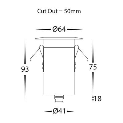 Havit Lighting Lighting Tekk LED Deck Light in 316 Stainless Steel Havit Lighting - HV2860T-SS316 Lights-For-You HV2860T-SS316
