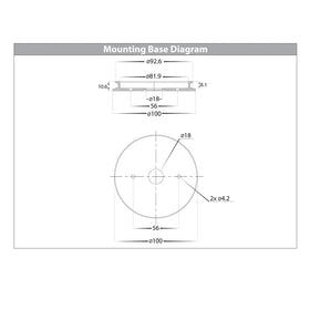 Havit Lighting Lighting Tivah Double Adj. Wall Pillar Light with Sensor CCT in 316 Stainless Steel Havit Lighting - HV1305T-PIR, HV1306T-PIR Lights-For-You