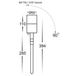 Havit Lighting Lighting Tivah LED Garden Spike Light Black, White CCT Havit Lighting - HV1427T Lights-For-You