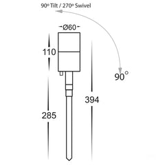 Havit Lighting Lighting Tivah LED Garden Spike Light Black, White CCT Havit Lighting - HV1427T Lights-For-You