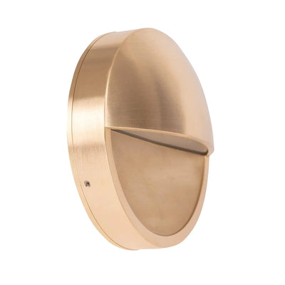 Havit Lighting Lighting Veko LED Step Light with Eyelid CCT 10w in Black, White, Brass, SS316 Havit Lighting - HV2929T Lights-For-You HV2929T-BR-12V