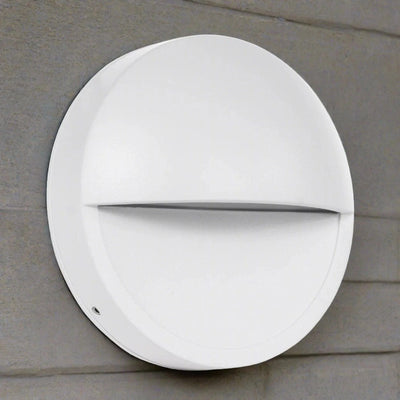 Havit Lighting Lighting Veko LED Step Light with Eyelid CCT 10w in Black, White, Brass, SS316 Havit Lighting - HV2929T Lights-For-You HV2929T-WHT-12V