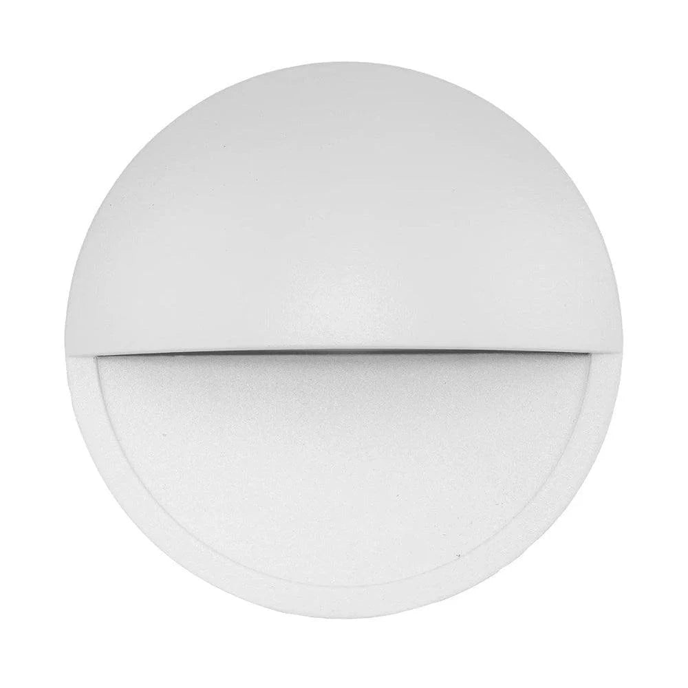 Havit Lighting Lighting Veko LED Step Light with Eyelid CCT 10w in Black, White, Brass, SS316 Havit Lighting - HV2929T Lights-For-You HV2929T-WHT-240V