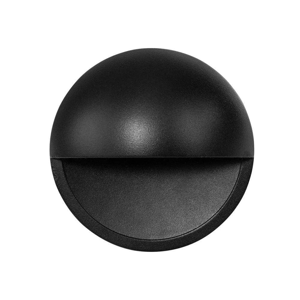 Havit Lighting Lighting Veko LED Step Light with Eyelid CCT 6w in Black, White, Brass, SS316 Havit Lighting - HV2928T Lights-For-You HV2928T-BLK-12V