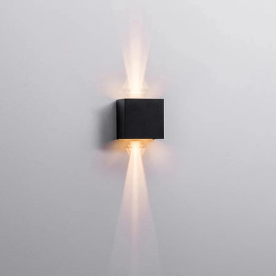Havit Lighting Lighting Versa Black Square Up & Down Wall Light Lights-For-You