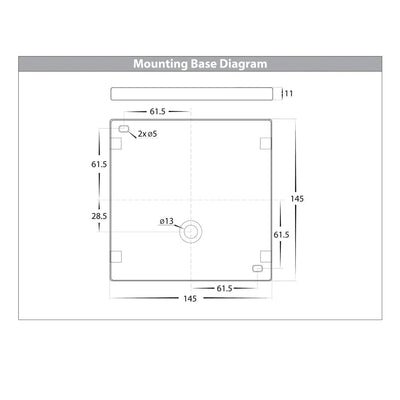Havit Lighting Lighting Virsma LED Step Light Square Tri-Colour in Black/White Havit Lighting - HV3276T-BLK, HV3276T-WHT Lights-For-You