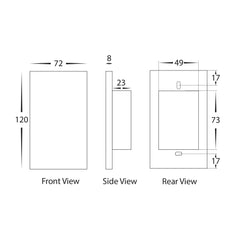 Havit Lighting Lighting Wifi 2 Gang White, Black Wall Switch Havit Lighting - HV91X0-2, HV92X0-2 Lights-For-You