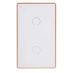 Havit Lighting Lighting Wifi 2 Gang White, Black Wall Switch Havit Lighting - HV91X0-2, HV92X0-2 Lights-For-You HV9120-2