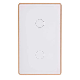 Havit Lighting Lighting Wifi 2 Gang White, Black Wall Switch Havit Lighting - HV91X0-2, HV92X0-2 Lights-For-You HV9120-2