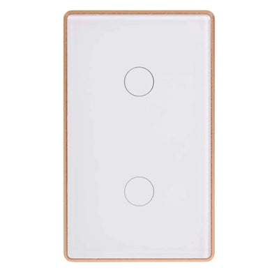 Havit Lighting Lighting Wifi 2 Gang White, Black Wall Switch Havit Lighting - HV91X0-2, HV92X0-2 Lights-For-You HV9120-2