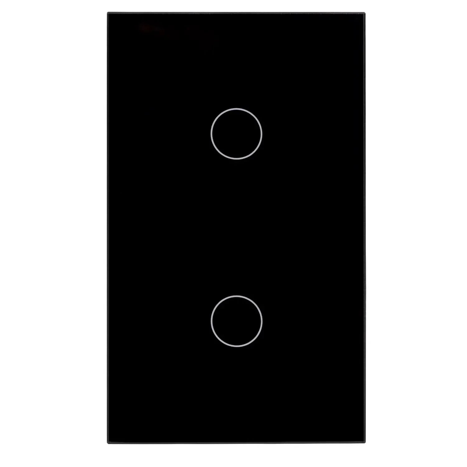Havit Lighting Lighting Wifi 2 Gang White, Black Wall Switch Havit Lighting - HV91X0-2, HV92X0-2 Lights-For-You HV9210-2