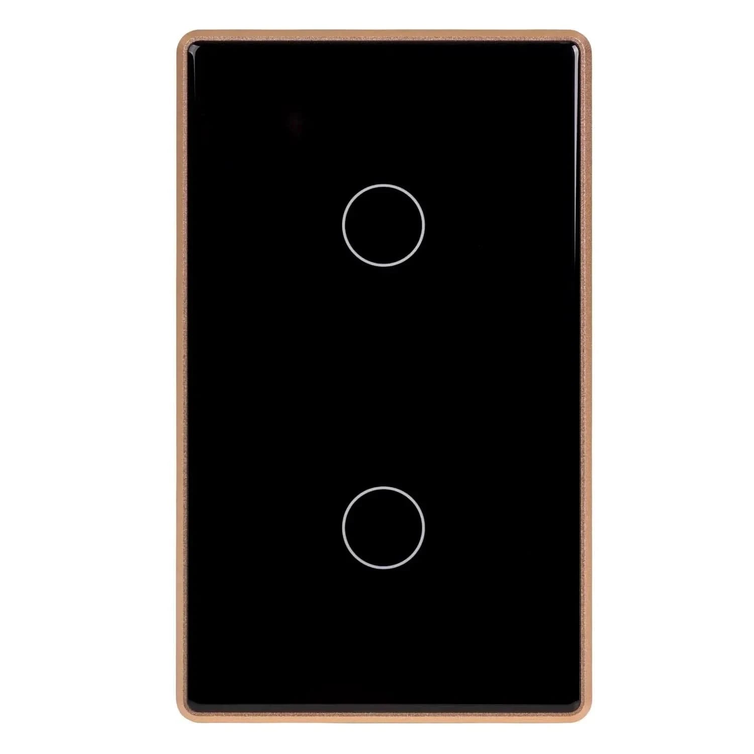 Havit Lighting Lighting Wifi 2 Gang White, Black Wall Switch Havit Lighting - HV91X0-2, HV92X0-2 Lights-For-You HV9220-2