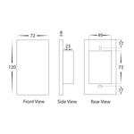 Havit Lighting Lighting Wifi 3 Gang White, Black Wall Switch Havit Lighting - HV91X0-3, HV92X0-3 Lights-For-You