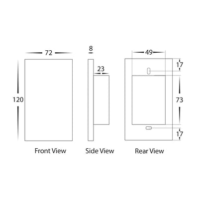 Havit Lighting Lighting Wifi 3 Gang White, Black Wall Switch Havit Lighting - HV91X0-3, HV92X0-3 Lights-For-You