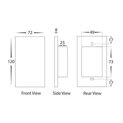 Havit Lighting Lighting Wifi 3 Gang White, Black Wall Switch Havit Lighting - HV91X0-3, HV92X0-3 Lights-For-You